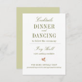 ボホグリーン囲い 出欠カード (正面/裏面)