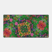 ボホグリーン抽象芸術ボカスタムホインスパイア引用文 デスクマット (正面)