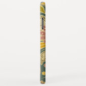 ボホグリーン、金ゴールド、レッドペイズリー Case-Mate iPhoneケース (裏面/右)