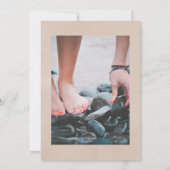 ボホコットンとユーカリの生活お祝い 招待状 (裏面)