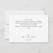 ボホコッパーパスグラスフローラサンキューカード サンキューカード (裏面)