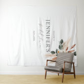 ボホコッパーパス&フローラブライダルシャワーまたはパーティー タペストリー (インサイチュ(横))