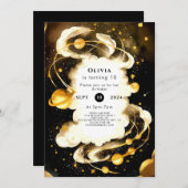 ボホコメット宇宙誕生日 招待状 (正面/裏面)