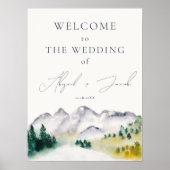 ボホコロラド山の目的地の結婚歓迎 ポスター (正面)