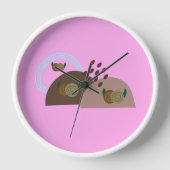 ボホコンテンポラリーー素朴 壁時計 (正面)