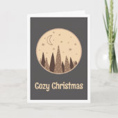 ボホコージークリスマスインサイドフォトホリデー カード (正面)