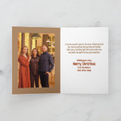 ボホコージークリスマスインサイドフォトホリデー カード (内部)