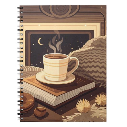 ボホコージーナイト – 祝居心地の良い夜 ノートブック (正面)