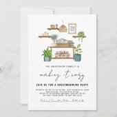 ボホコージープラントズ引っ越し祝いパーティーパーティの招待状 招待状 (正面)