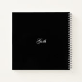 ボホゴシックガール ノートブック (裏面)