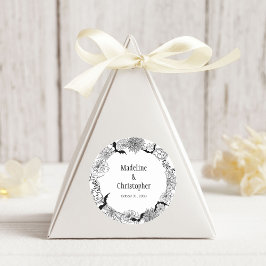 ボホゴシックフローラ結婚ズ ラウンドシール