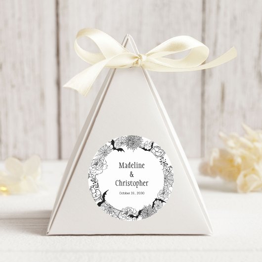 ボホゴシックフローラ結婚ズ ラウンドシール