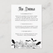 ボホゴシックボ結婚タニカル詳細 エンクロージャーカード (正面)