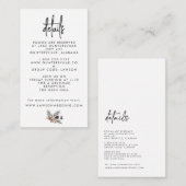 ボホゴシック詳細カード エンクロージャーカード (正面/裏面)