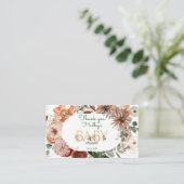 ボホゴールデンユーカリ赤ちゃん感謝していシャワーあなた 名刺 (スタンド正面)