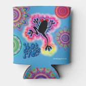 ボホサイケデリック熱カエル缶クーラー 缶クーラー (正面)