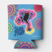 ボホサイケデリック熱カエル缶クーラー 缶クーラー (裏面)