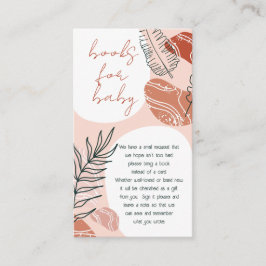 ボホサウスウェスト砂漠の赤ちゃんシャワーブックベビー エンクロージャーカード