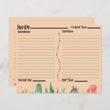 ボホサウ素朴ミストキャタスレシピカード