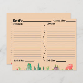 ボホサウ素朴ミストキャタスレシピカード