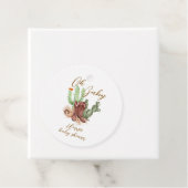 ボホサクモダンスカウボーイシューズ赤ちゃんシャワー フェイバータグ (インサイチュ)