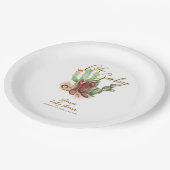 ボホサクモダンスカウボーイシューズ赤ちゃんシャワー ペーパープレート (アングル)