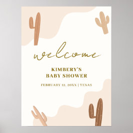 ボホサク男女兼用ス赤ちゃんシャワーへようこそ ポスター