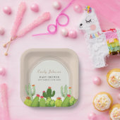 ボホサク男女兼用ツアーチベイビーシャワー ペーパープレート (パーティー)