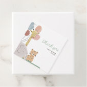 ボホサファリアニマルサンキューユキュメッセージカード フェイバータグ (インサイチュ)