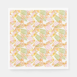 ボホサファリジャングル離れキッズキシデ10代のート誕生日 スタンダードランチョンナプキン