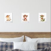 ボホサファリパーソナライズされたカウボーイ子供部屋キッズ (寝室)