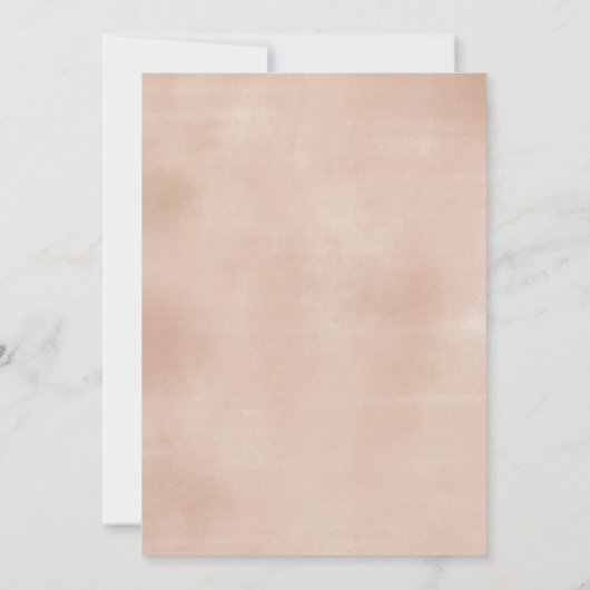 ボホサファリパーティー動物ボーイベビーシャワー 招待状 (裏面)