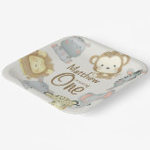 ボホサファリ紙プレート ペーパープレート (傾斜あり)