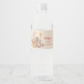 ボホサファリ赤面ピンクパンパスグラス ペットボトルラベル (正面)