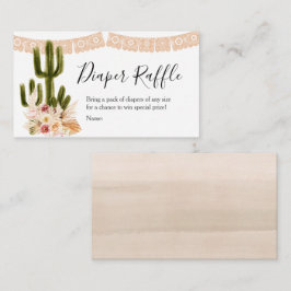 ボホサボおむつラッフルカード エンクロージャーカード