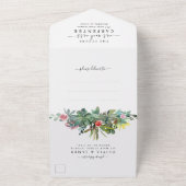 ボホサボサボサボサボサボサボテンフローラ結婚ズ オールインワン招待状 (外側)