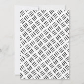 ボホサボサボテン南西部ベビーシャワー 招待状 (裏面)