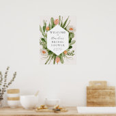 ボホサボスブライダルシャワーウェルカムサイン ポスター (キッチン)