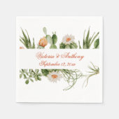 ボホサボス素朴フローラ スタンダードカクテルナプキン (正面)