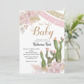 ボホサボタコスのベビー招待状 招待状 (スタンド正面)