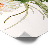 ボホサボテン赤ちゃんシャワー歓迎サイン ポスター (角)