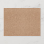 ボホサボピンク花ブックスベビー インビテーションポストカード (裏面)