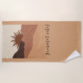 ボホサマーサンデザート ビーチタオル (正面)