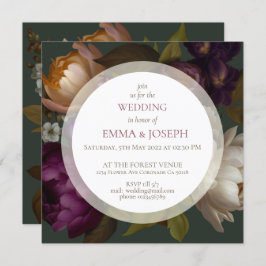 ボホサマーバラヴィンテージ結婚審美的 招待状