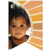 ボホサマーファーストトリップのまわりにサンフォト誕生日 バンティングフラッグ (第1の旗)