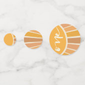 ボホサマーファーストトリップサンのまわりに誕生日 コンフェッティ (正面)