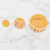 ボホサマーファーストトリップサンのまわりに誕生日 コンフェッティ (裏面)