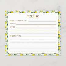 ボホサマーレモンフルーツブライダルシャワーレシピ