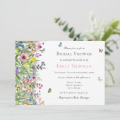 ボホサマーワイルドフラワーブライダルシャワー 招待状 (スタンド正面)