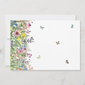 ボホサマーワイルドフラー結婚ズ 招待状 (裏面)